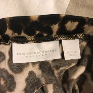 Knit maxi skirt with front slit